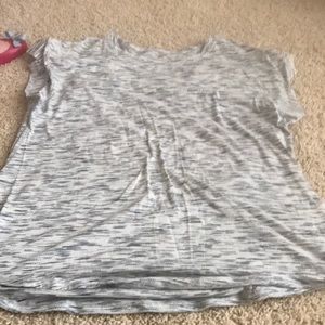 Lululemon grey marled cap sleeve T-shirt size 8